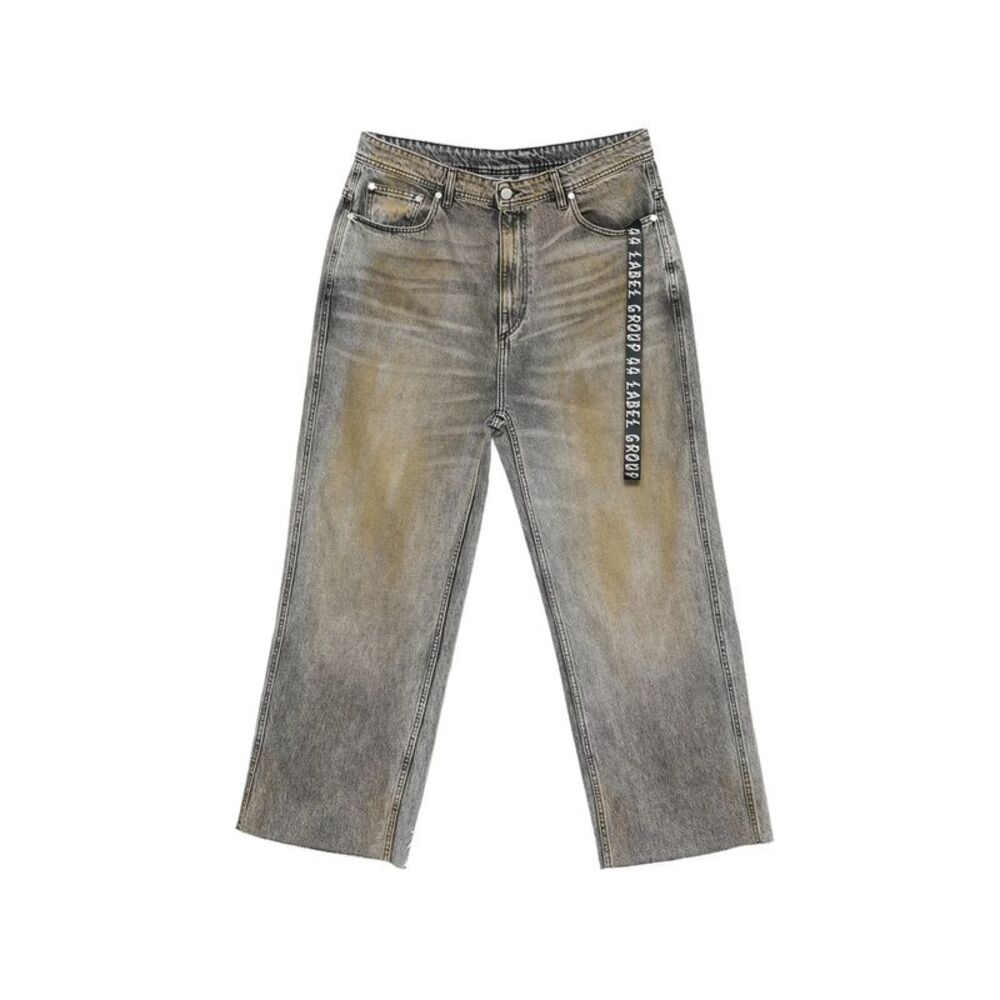 44 Label Group Grey Denim - Wide-Leg Jeans Men